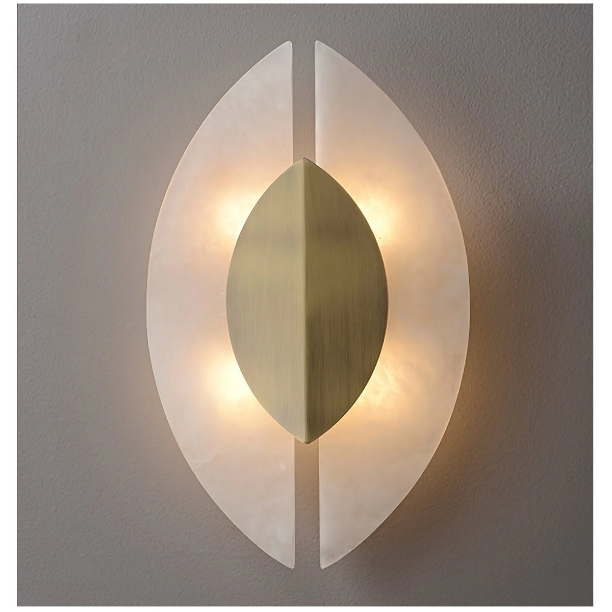 Solari Alabaster Leaf Sconce - Pre Order