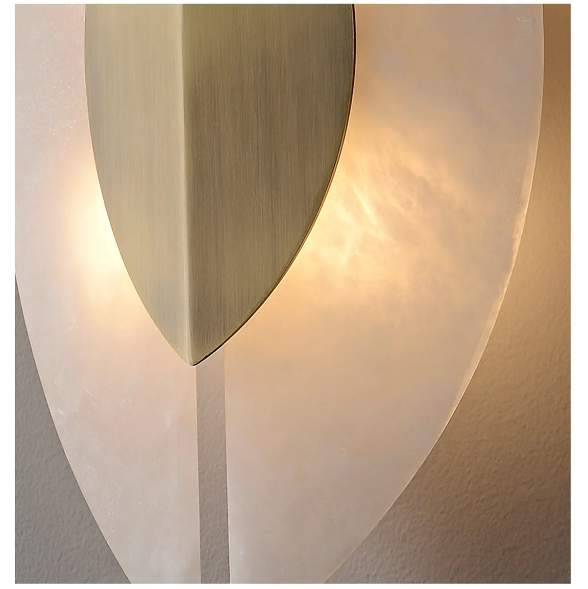 Solari Alabaster Leaf Sconce - Pre Order