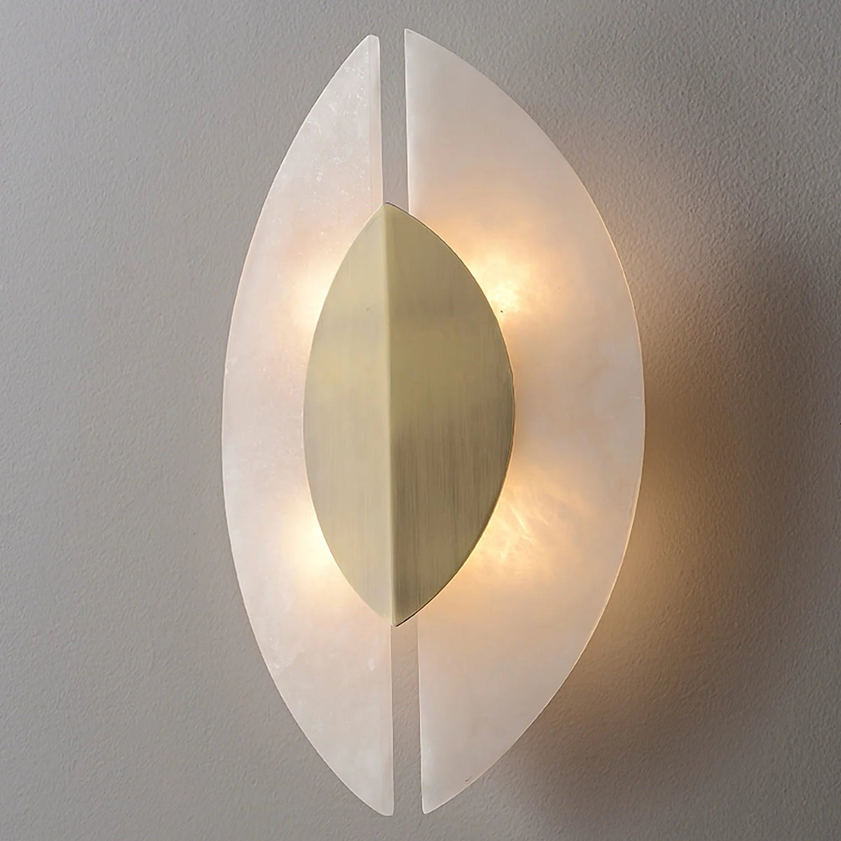 Solari Alabaster Leaf Sconce - Pre Order