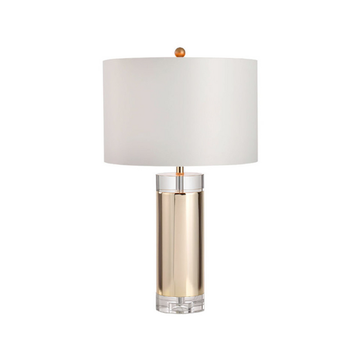 Sophia crystal base bedside table lamp, elegant design with sparkling details for bedrooms