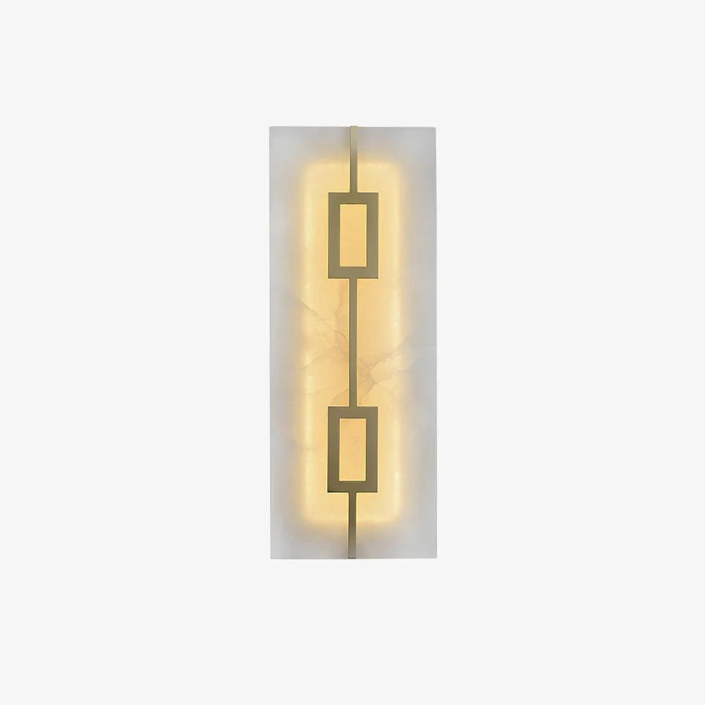 Square Alabaster Wall Lamp - Pre Order