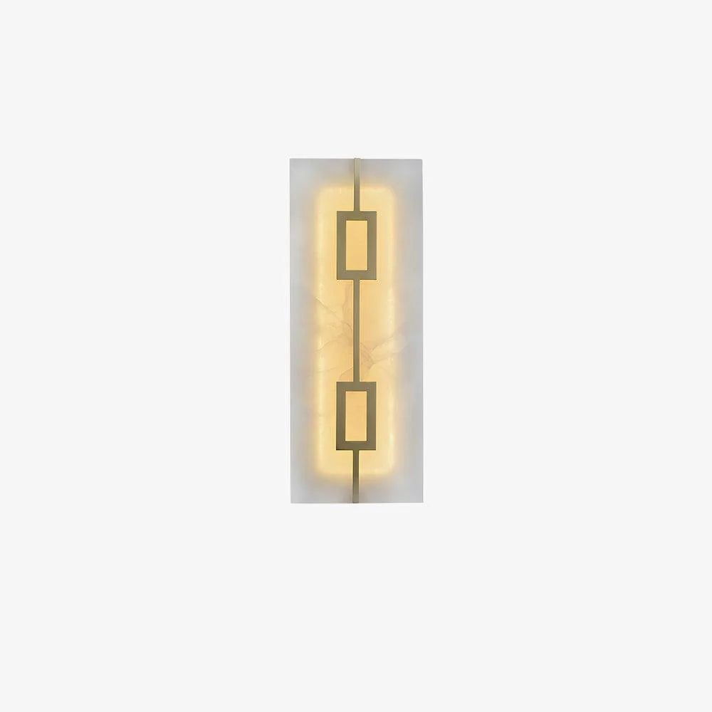 Square Alabaster Wall Lamp - Pre Order