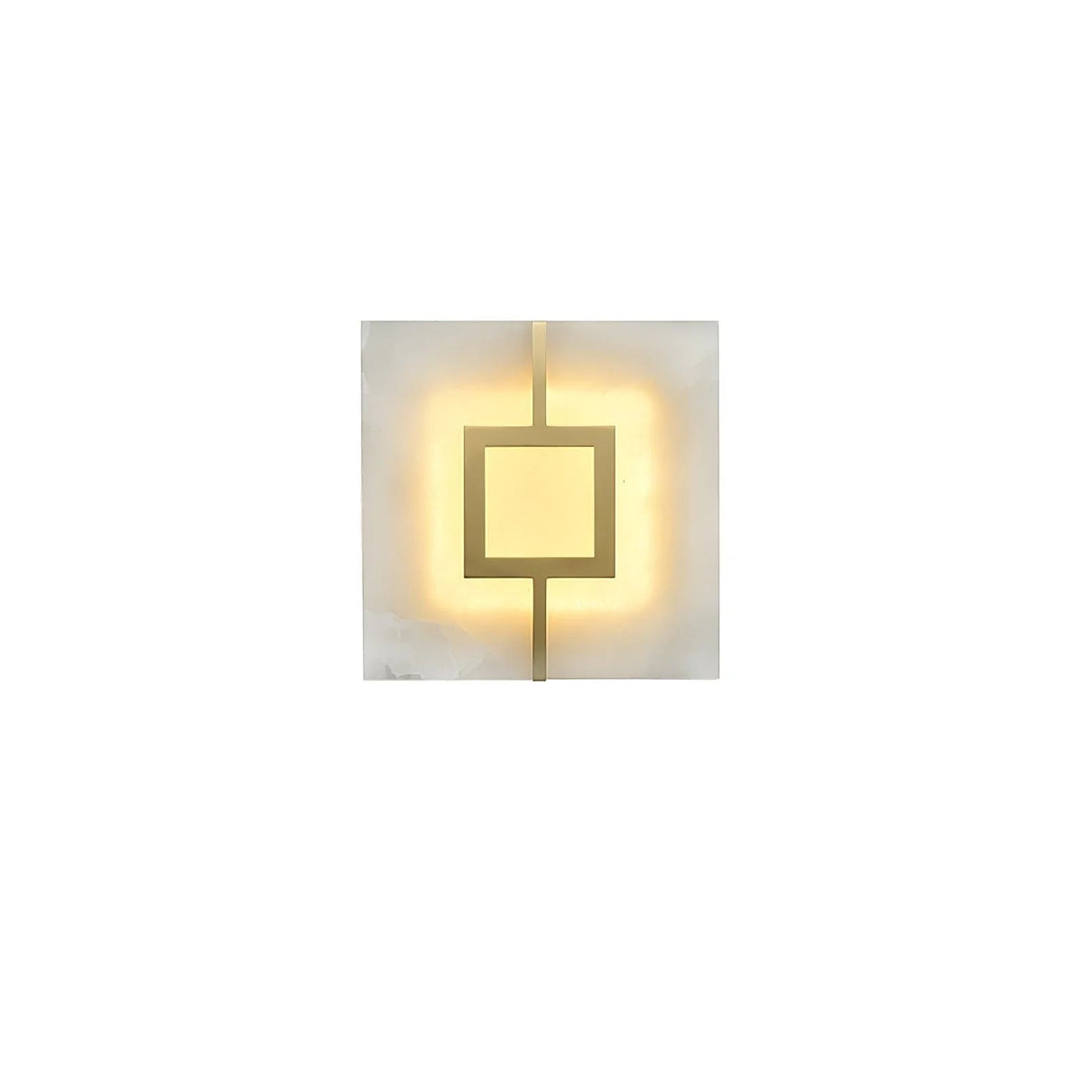 Square Alabaster Wall Lamp - Pre Order