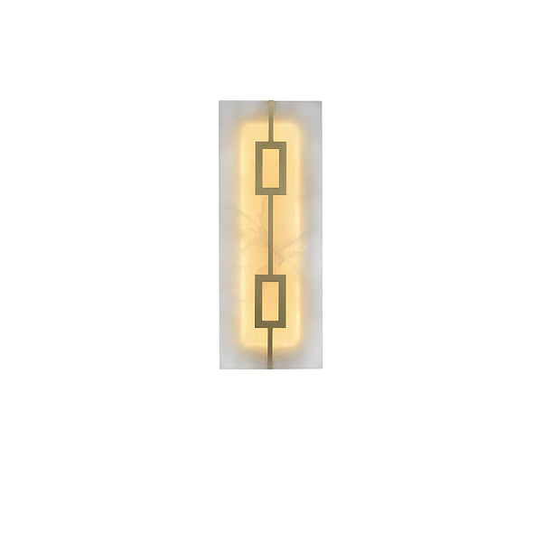 Square Alabaster Wall Lamp - Pre Order