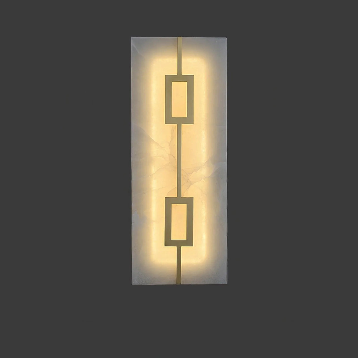 Square Alabaster Wall Lamp - Pre Order