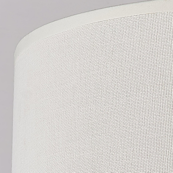 Close-up of Sterling table lamp head with diamond-shaped marble base
