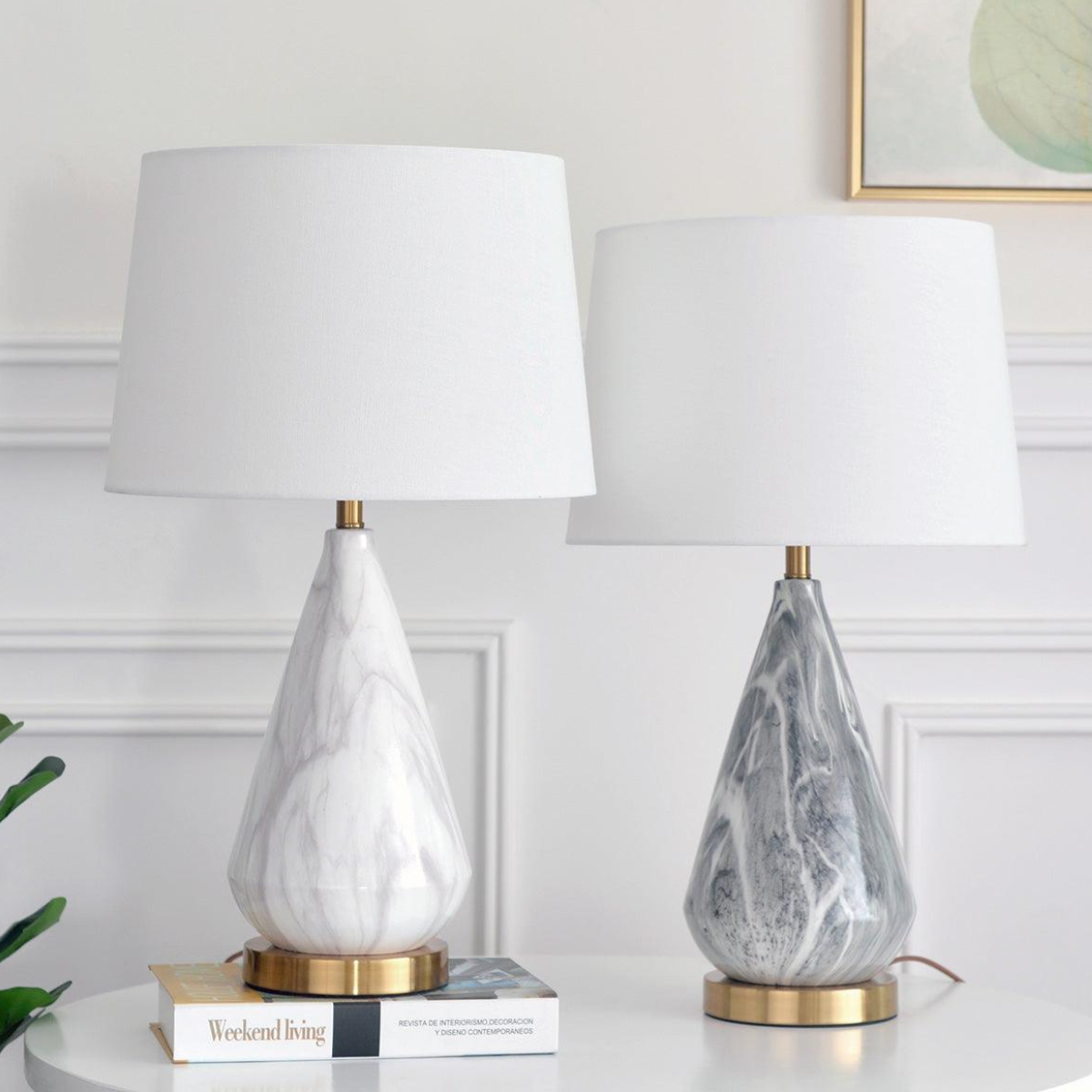 Sterling-Diamond-Shaped-Marble-Based-Table-Lamp-7