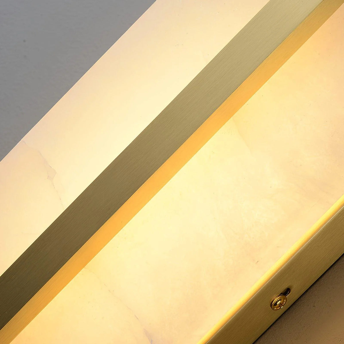Long Ellipse Alabaster Wall Sconce - Pre Order