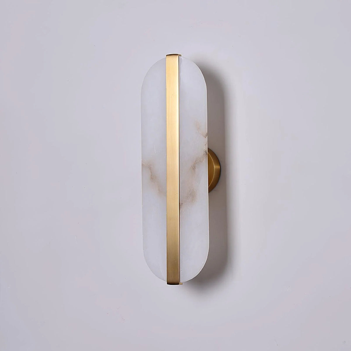 Long Ellipse Alabaster Wall Sconce - Pre Order