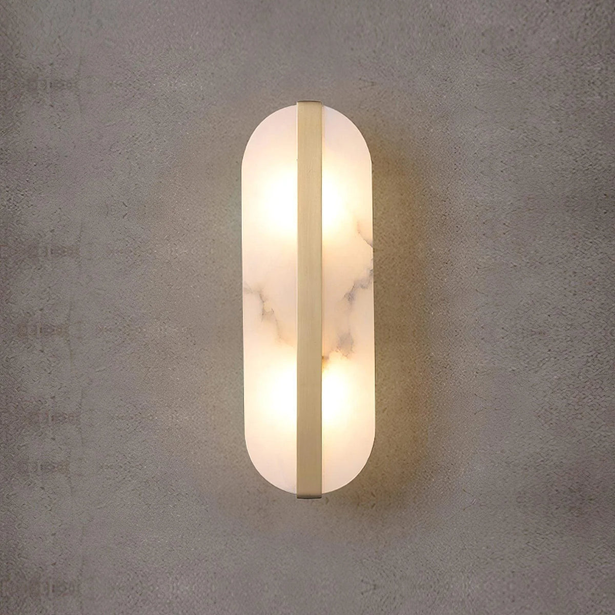 Long Ellipse Alabaster Wall Sconce - Pre Order