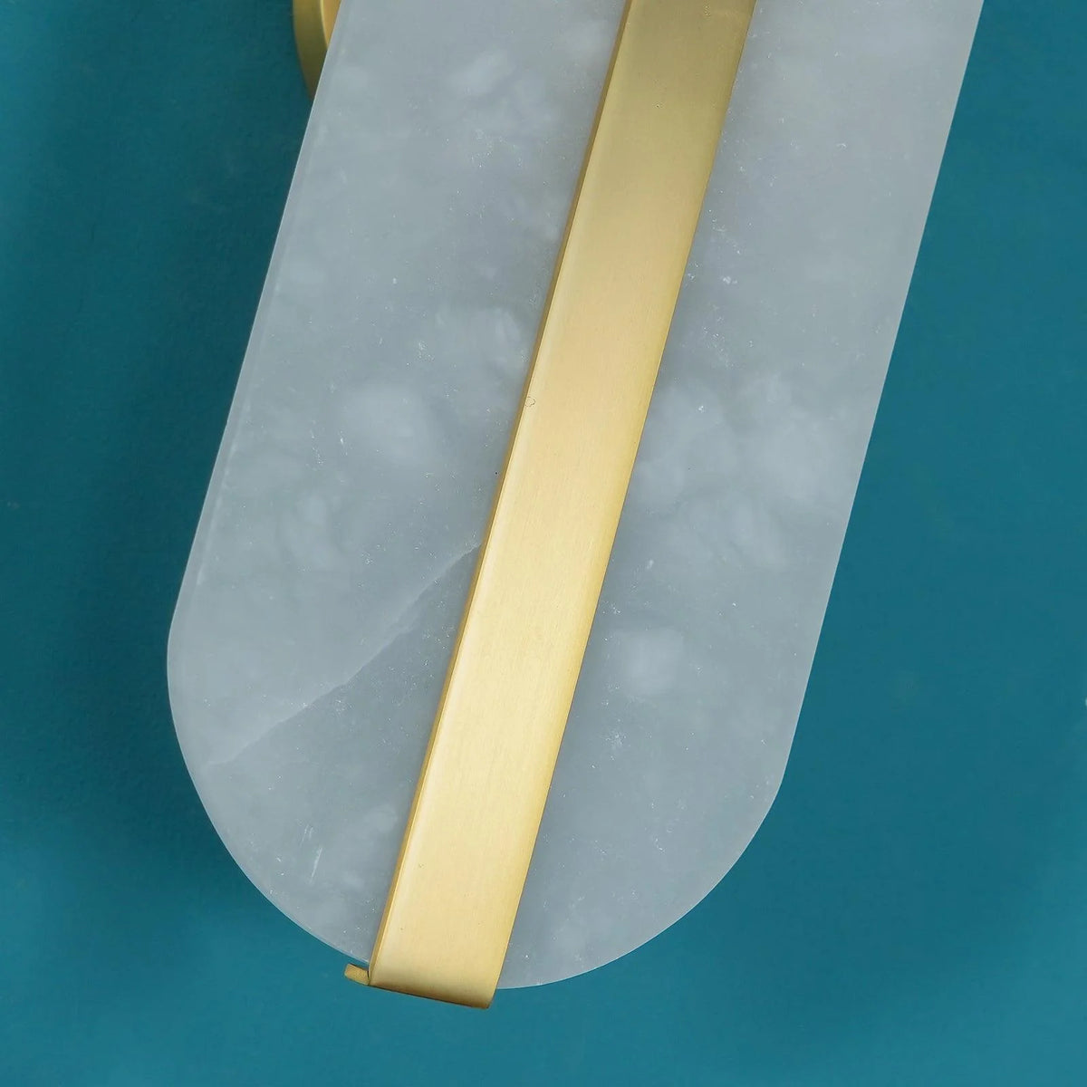 Long Ellipse Alabaster Wall Sconce - Pre Order