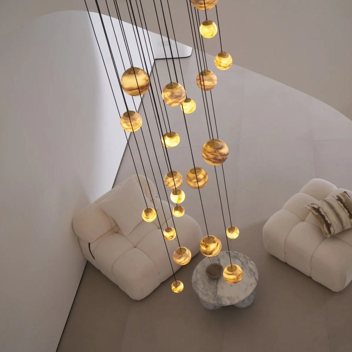 Sultana Alabaster Cluster Chandelier - Pre Order