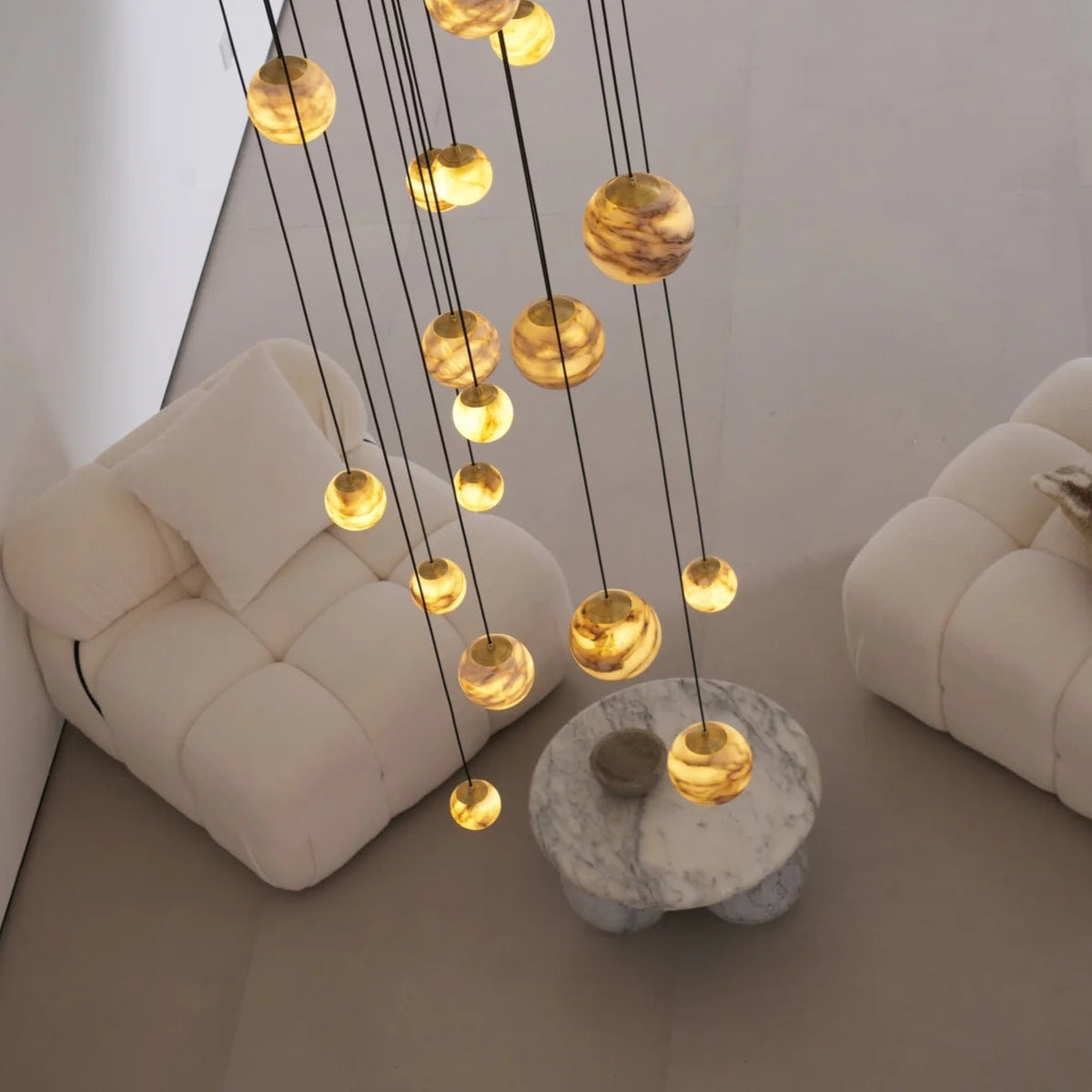 Sultana Alabaster Cluster Chandelier - Pre Order