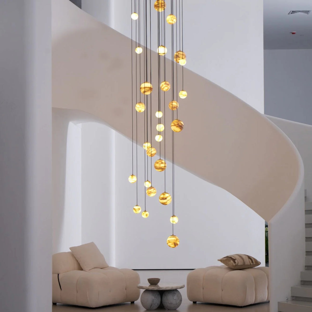 Sultana Alabaster Cluster Chandelier - Pre Order