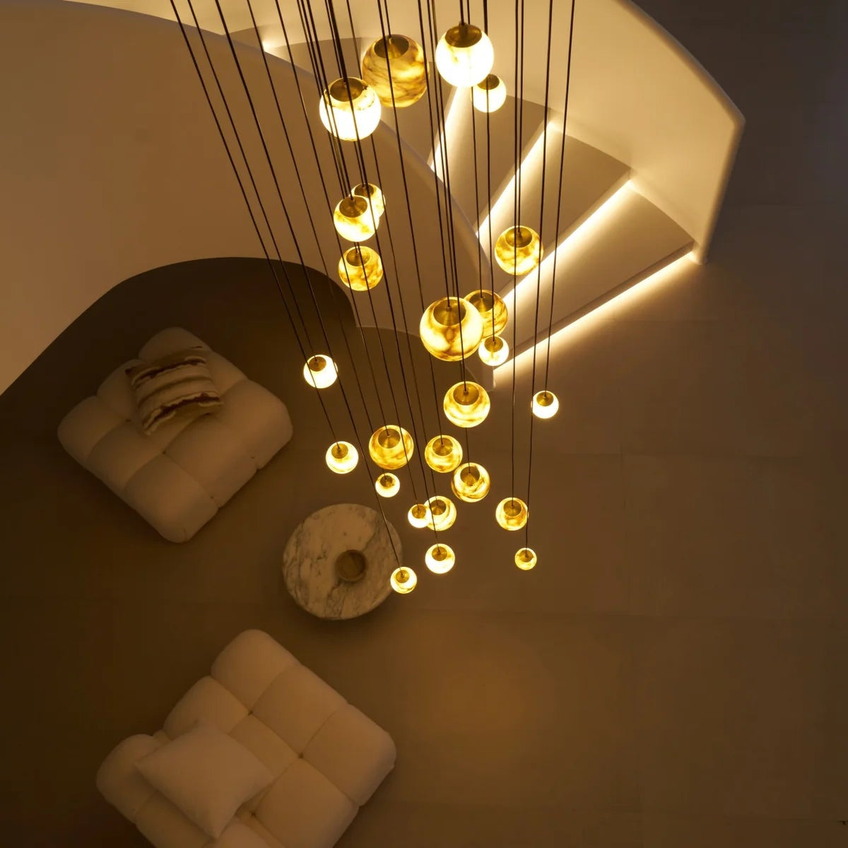 Sultana Alabaster Cluster Chandelier - Pre Order