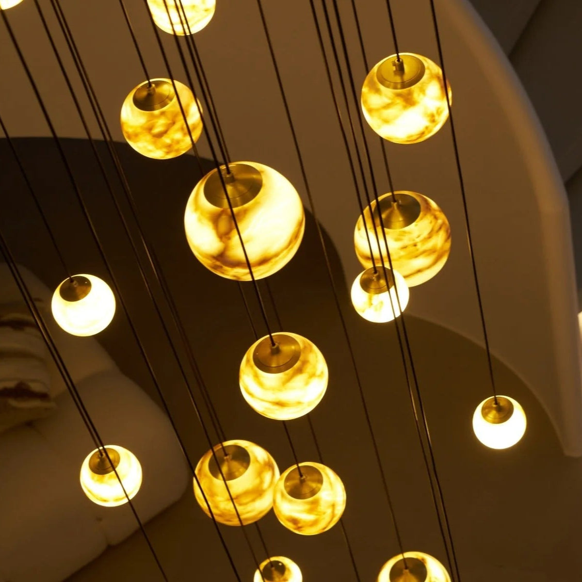 Sultana Alabaster Cluster Chandelier - Pre Order