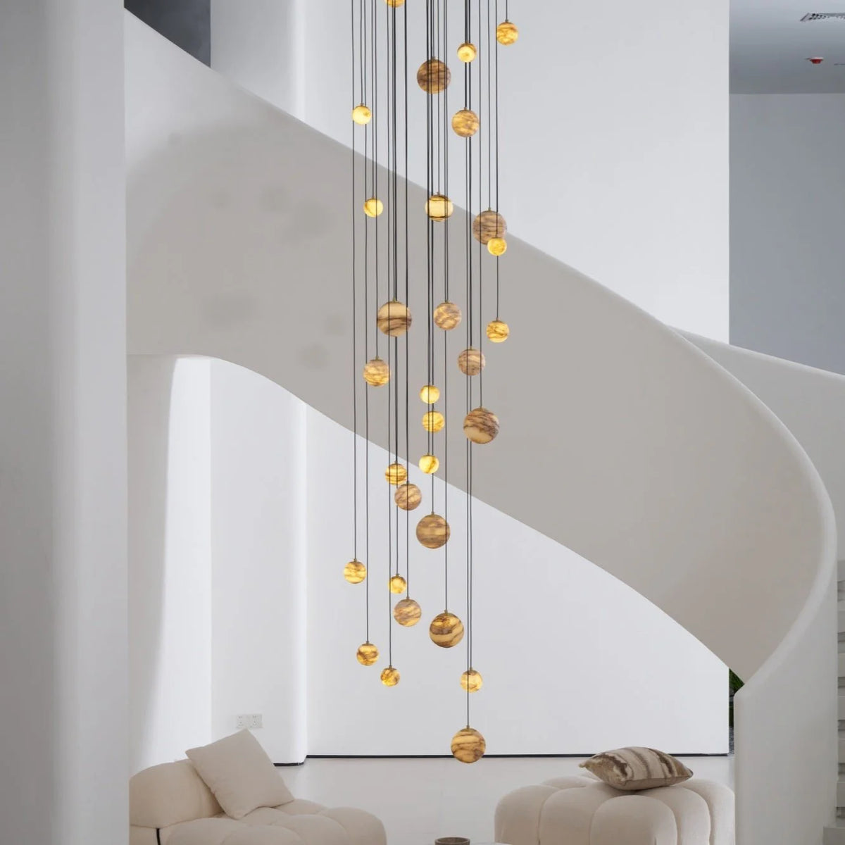 Sultana Alabaster Cluster Chandelier - Pre Order