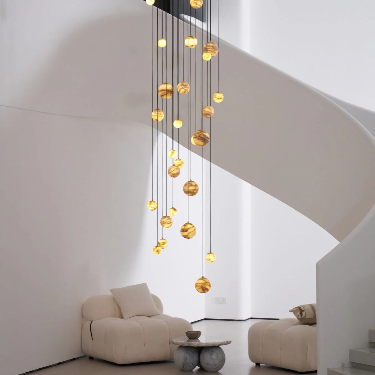 Sultana Alabaster Cluster Chandelier - Pre Order