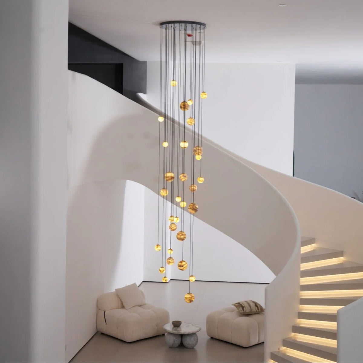 Sultana Alabaster Cluster Chandelier - Pre Order