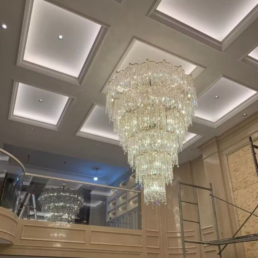 Luxx- Designer Chandelier Suspended Crystal