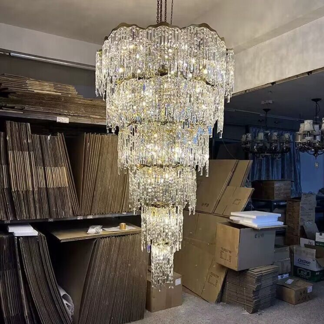 Luxx- Designer Chandelier Suspended Crystal