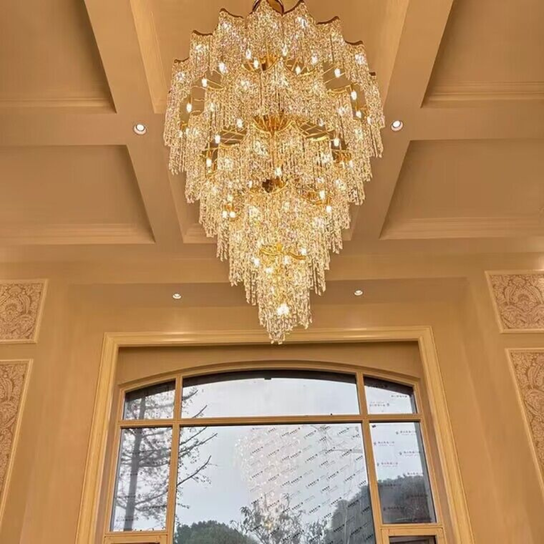 Luxx- Designer Chandelier Suspended Crystal