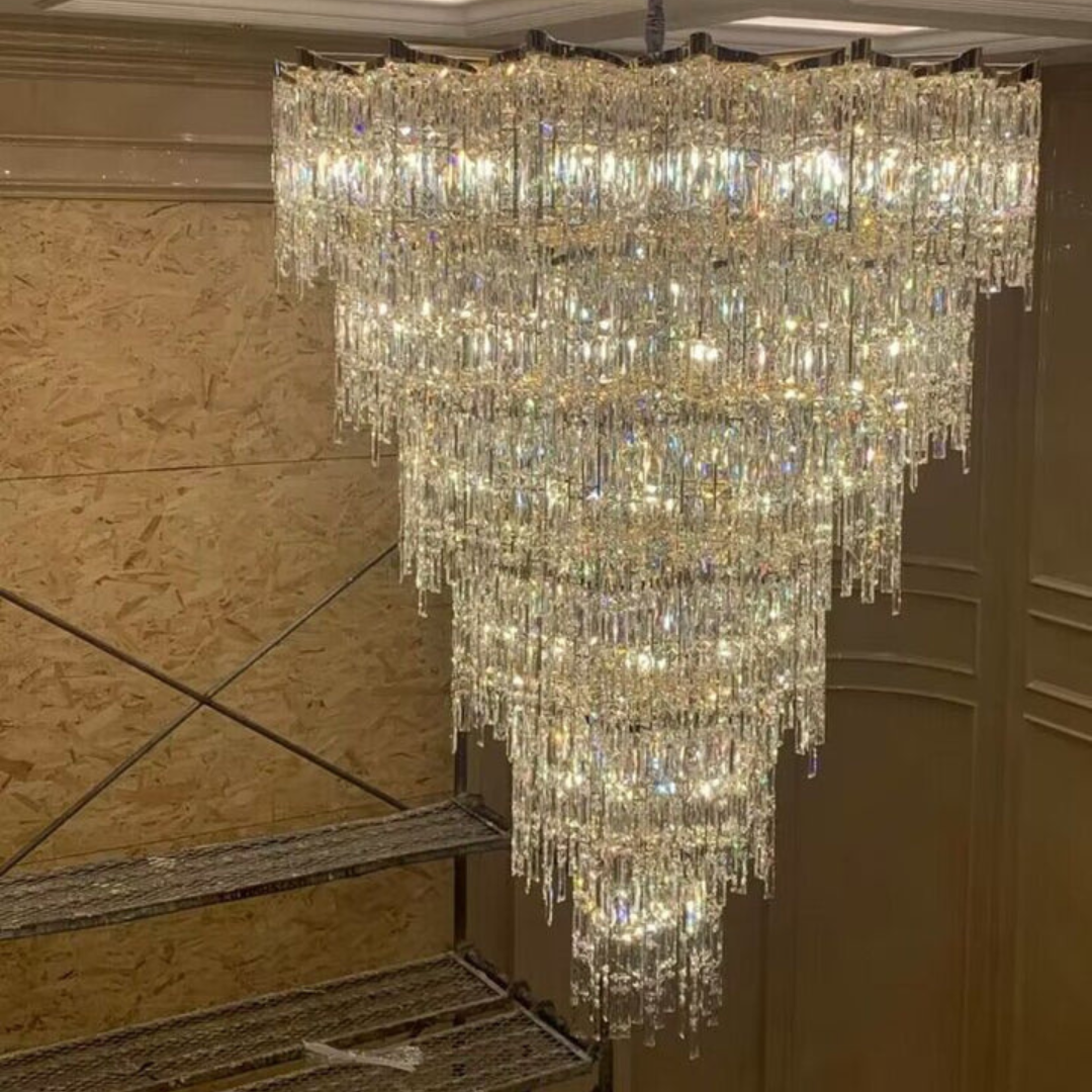 Luxx- Designer Chandelier Suspended Crystal