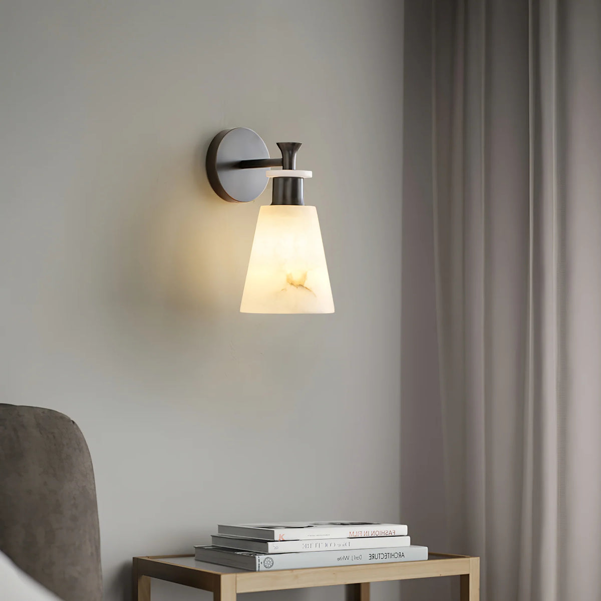 Tapered Alabaster Wall Sconce - Pre Order