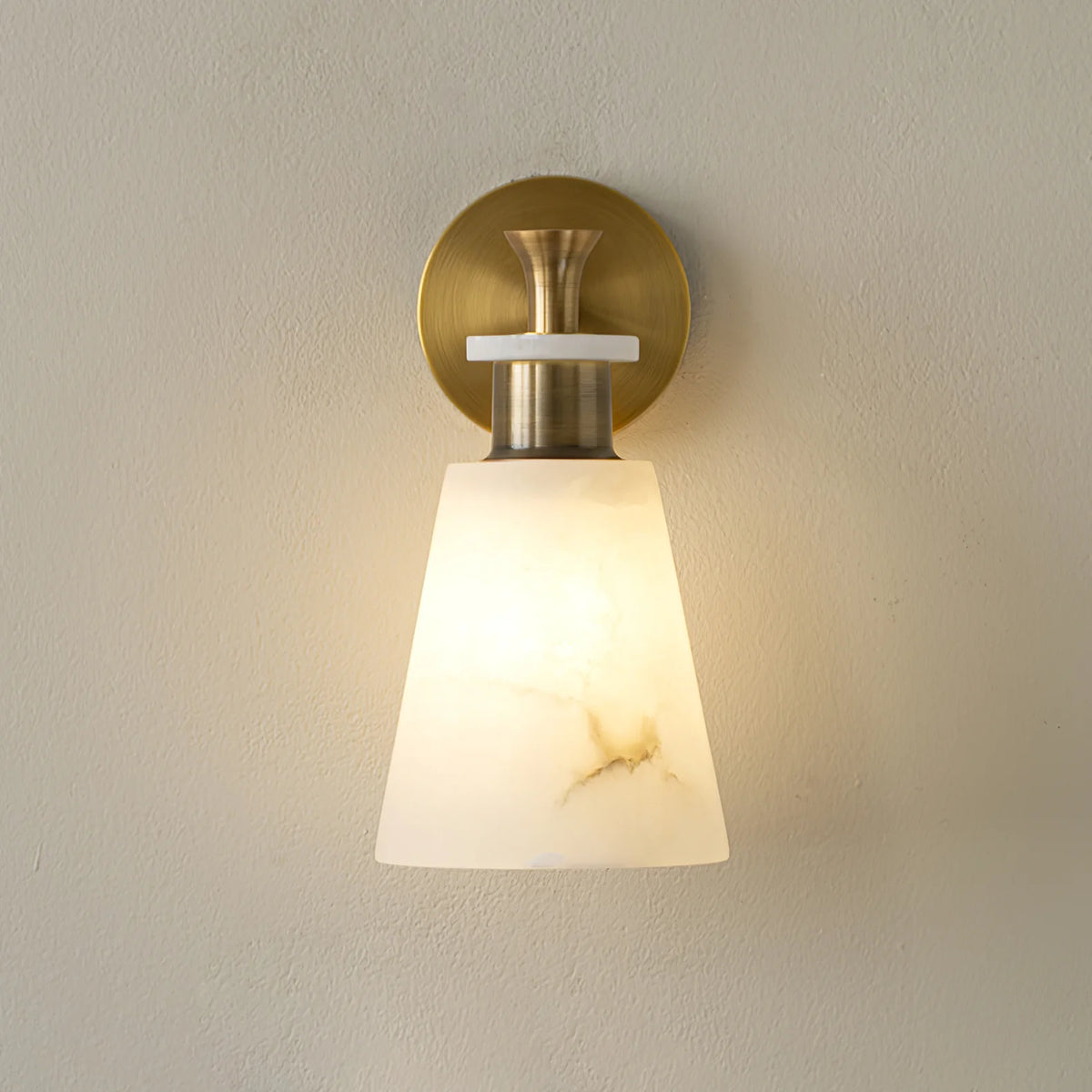 Tapered Alabaster Wall Sconce - Pre Order