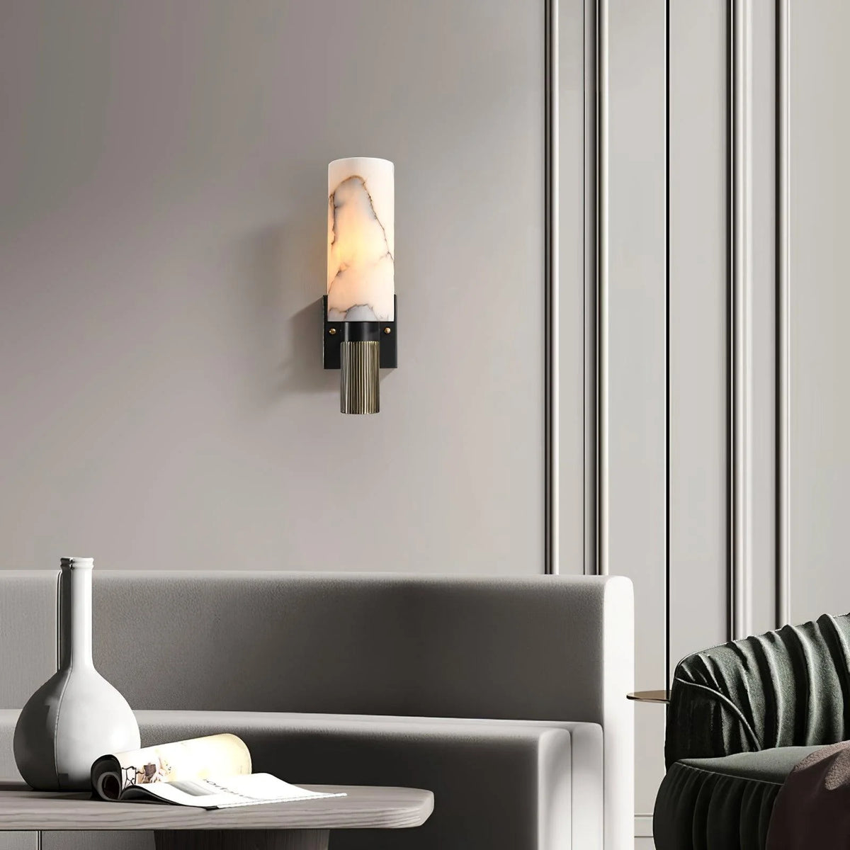 Torch Alabaster Sconce - Pre Order