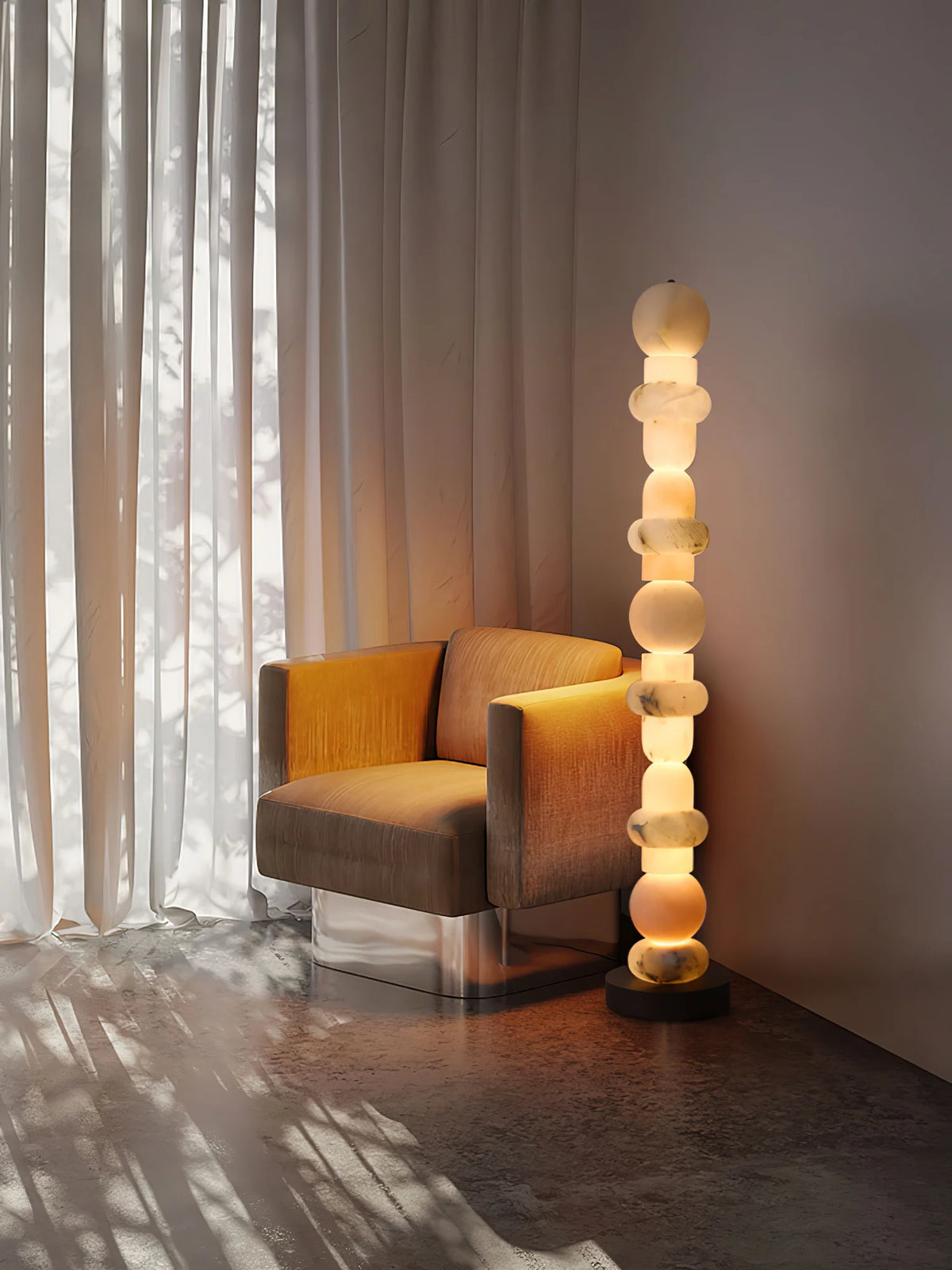 Spanish Alabaster Floor Lamp - Pre Order