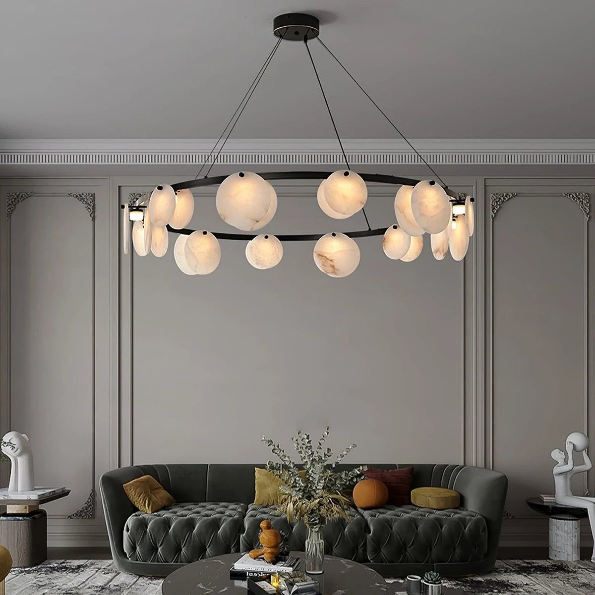 Trinidad Alabaster Chandelier - Pre Order