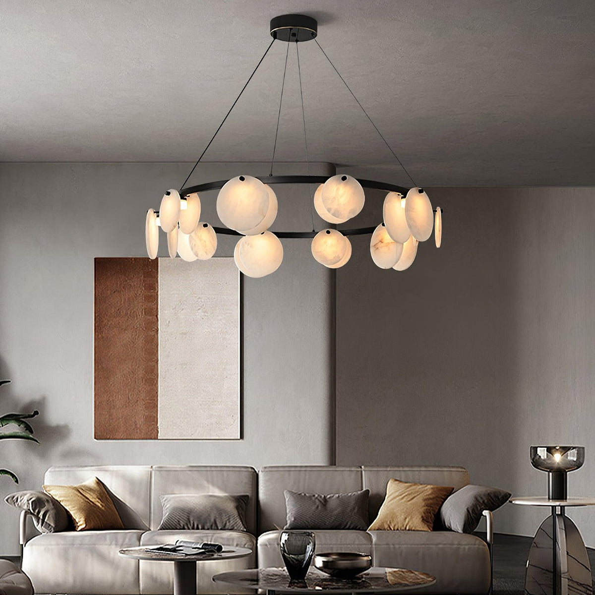 Trinidad Alabaster Chandelier - Pre Order