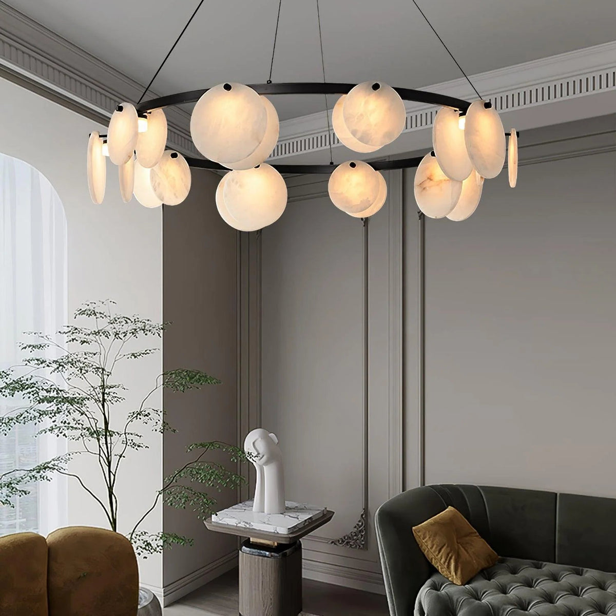 Trinidad Alabaster Chandelier - Pre Order