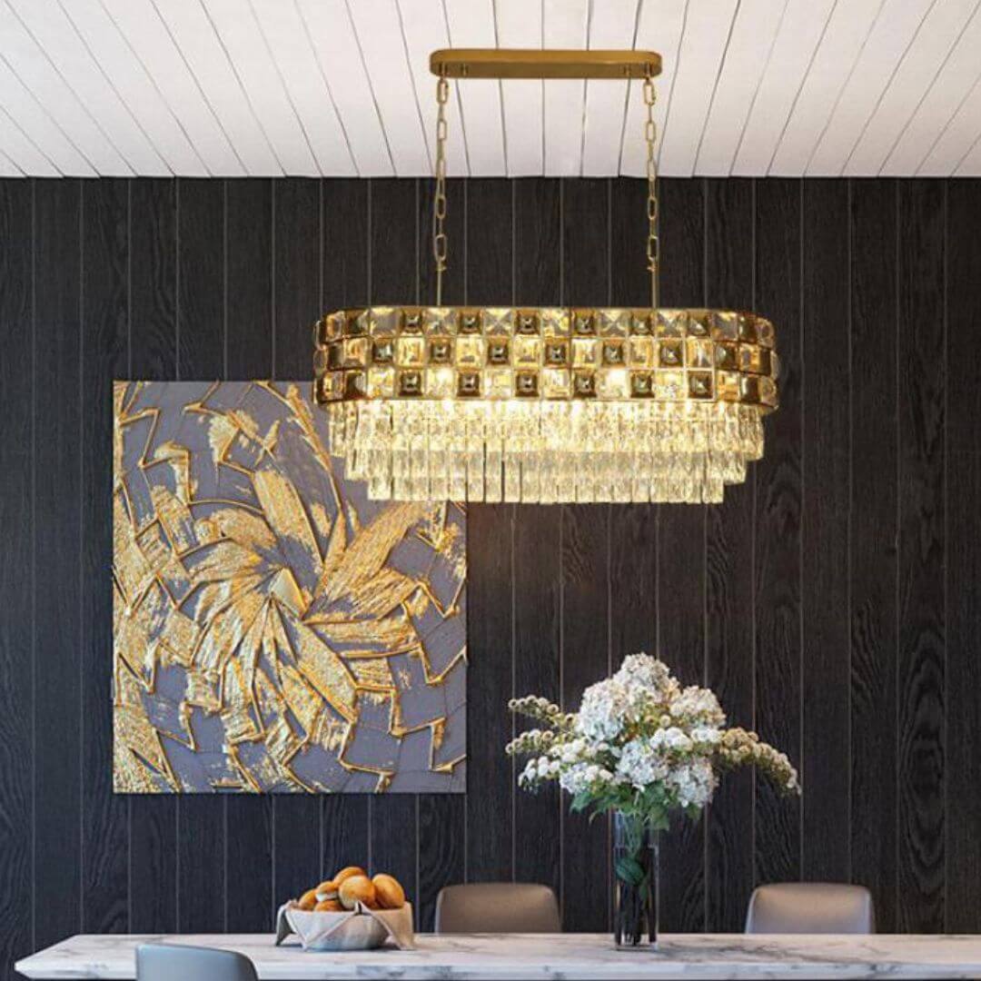 Tungsten chandelier light in Australia, showcasing warm glow and sophisticated design for stylish interiors