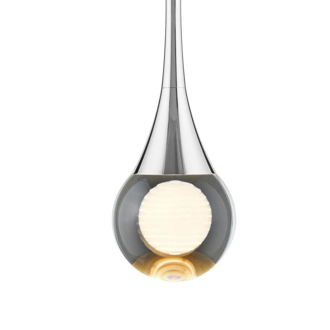 Twinkle Raindrop pendant light featuring cascading crystal droplets, adding sparkling elegance to modern interiors