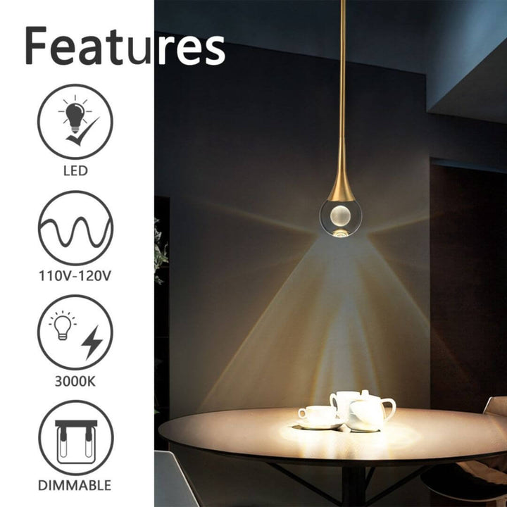 Twinkle Raindrop Pendant Light features cascading crystal droplets, elegant shimmer, soft ambient glow, and modern design perfect for sophisticated interiors.