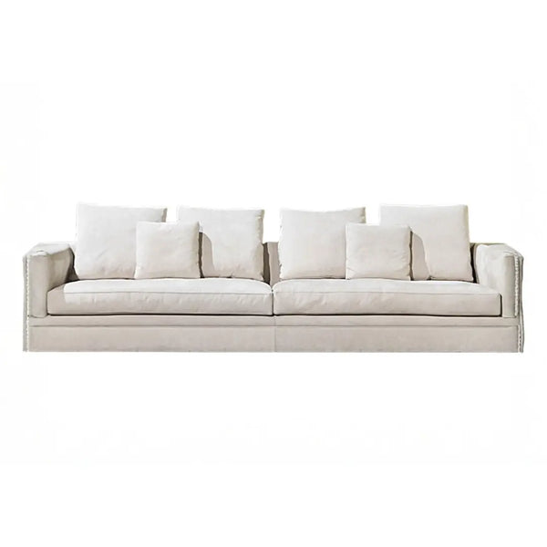Front View of Visionnaire Customized 3 Seater Sofa Luxury Modern Living Room Design