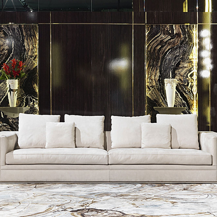 Visionnaire customized 3-seater sofa with modern design and premium upholstery