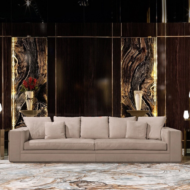 Elegant Visionnaire four-seater sofa tailored for spacious living areas