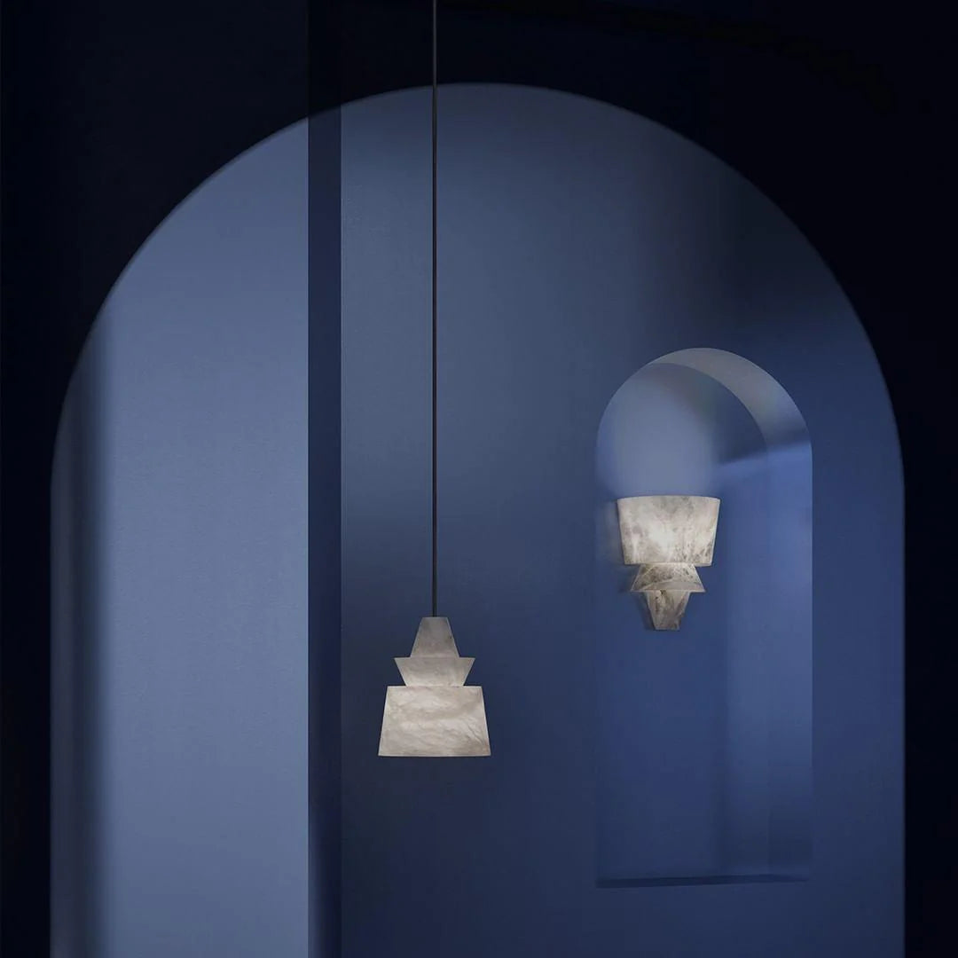 White Alabaster Pendant Light - Pre Order