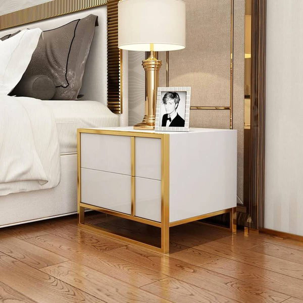 Zara bedside table in elegant interior setting with modern design