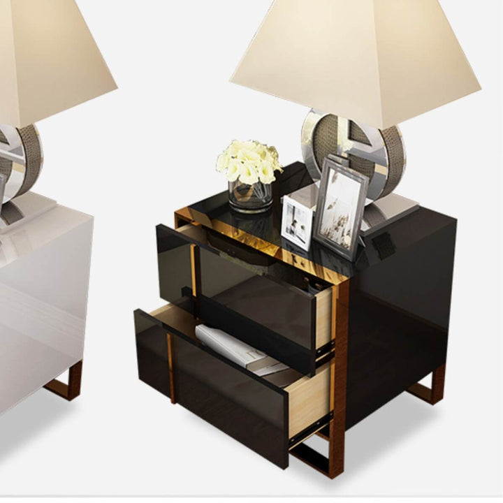Zara bedside table in elegant interior setting with modern design
