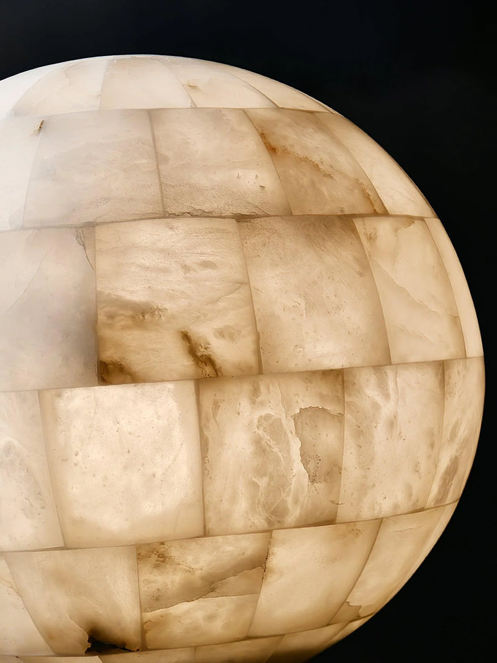 Alabaster Ball Pendant Light | Elegant Interior