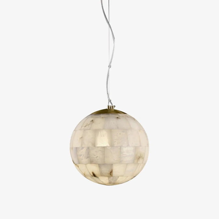 Alabaster Ball Pendant Light | Elegant Interior