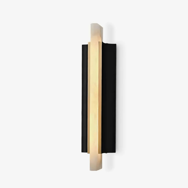 Alabaster Blade wall sconce modern lighting with a front view highlighting elegant contemporary design