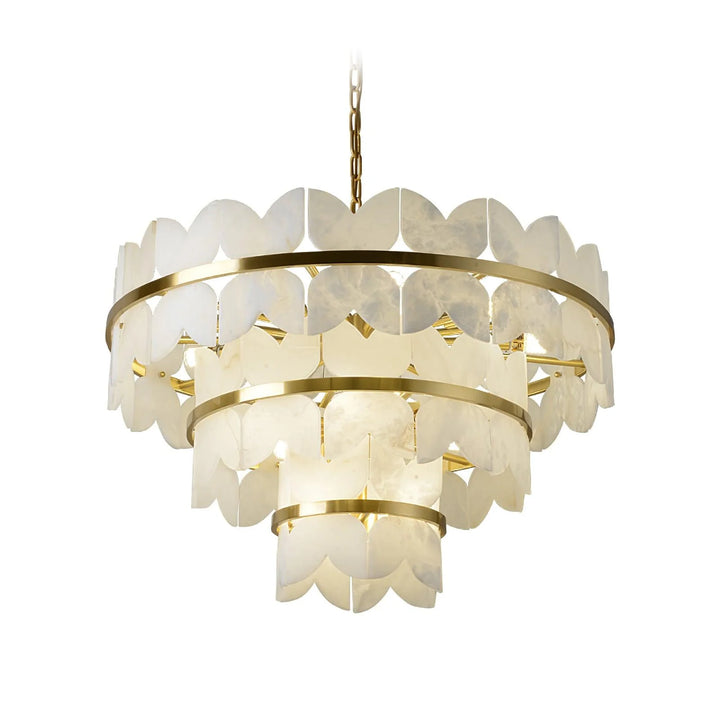 Alabaster Cloudscape Chandelier | Elegant Interior
