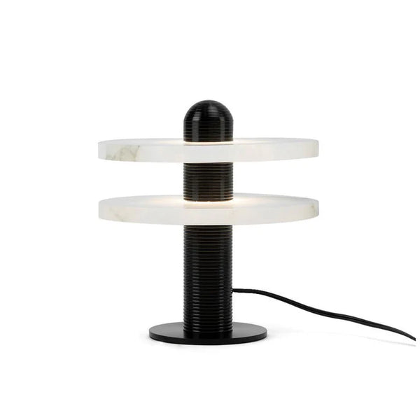 Alabaster Comet Table Lamp modern elegant bedside or desk lamp stylish interior lighting fixture