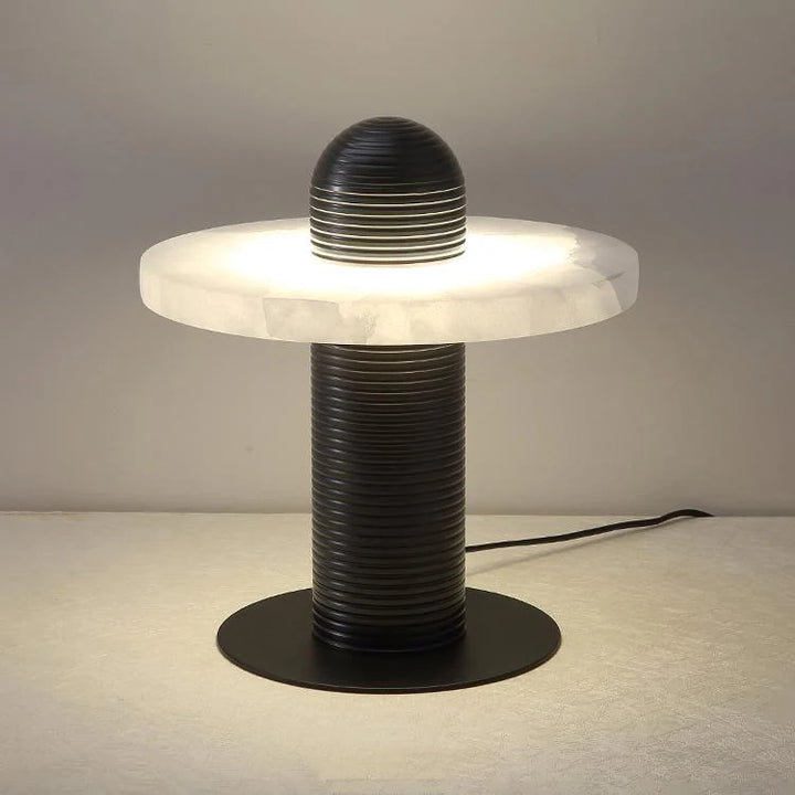 Modern Alabaster Comet Table Lamp elegant bedside or desk lamp for stylish home interiors