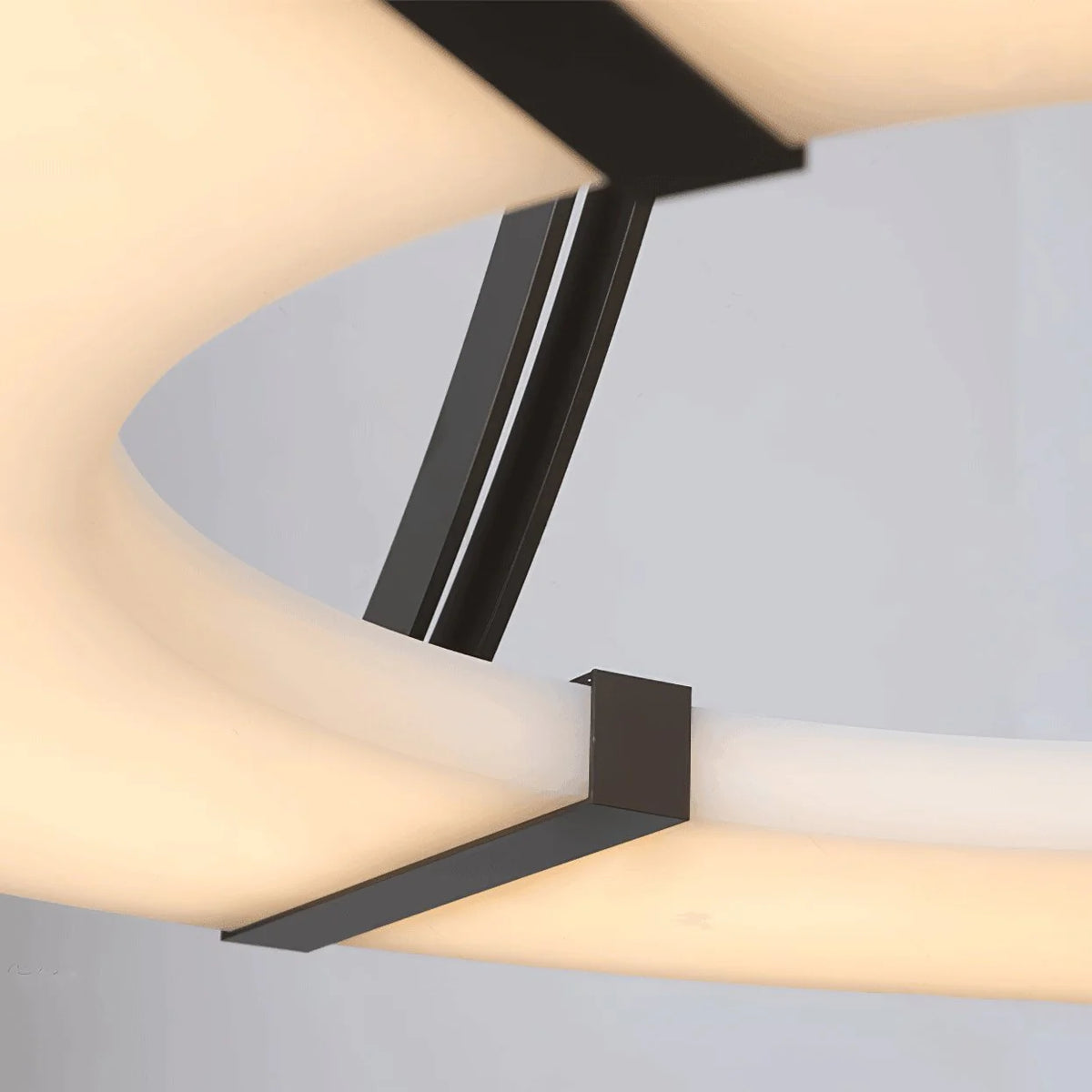 Alabaster Halo luxury pendant light inside view, showcasing modern elegant design for stylish home interiors